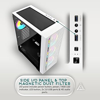 Amazon.co.jp: Apevia Destiny-MESH-WH Destiny メッシュミッド